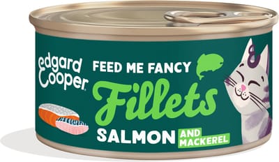 Edgard & Cooper Cat Fillets Mackarel/Salmon - 1 x 70 gr - Natvoeding Kat