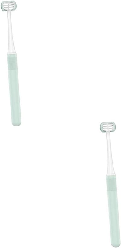 U-vormige Tandenborstel - Driezijdige Tandenborstel - Mondverzorging - 360° Reiniging - 20 cm - Blauw