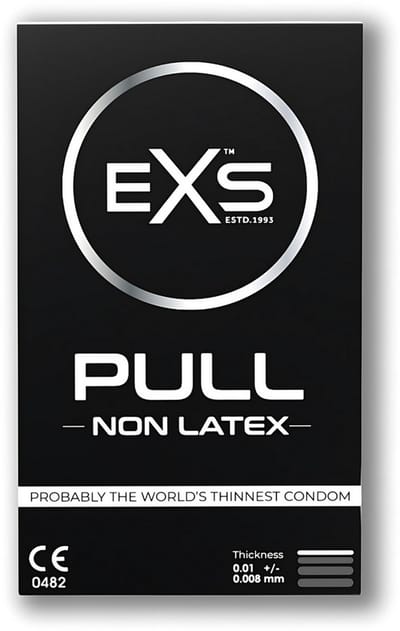 EXS Pull - Non-Latex Condooms - 3 Stuks - Transparant