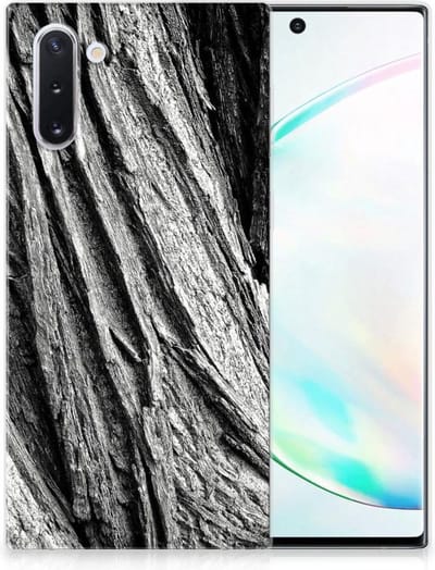 TPU Hoesje voor Bumper Hoesje Samsung Galaxy Note 10 Boomschors Grijs