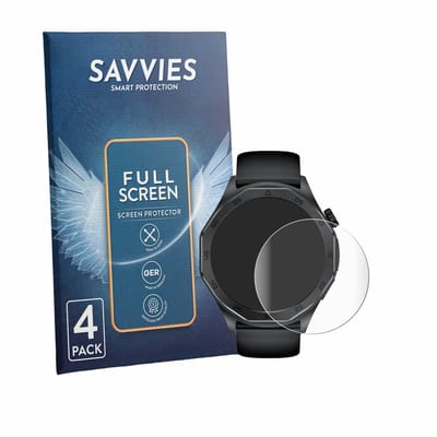 Savvies - Screenprotector voor Kardena Care Pro 4 Plus Klassisch - Folie Beschermfolie transparant volledig dekking 4 Stuks