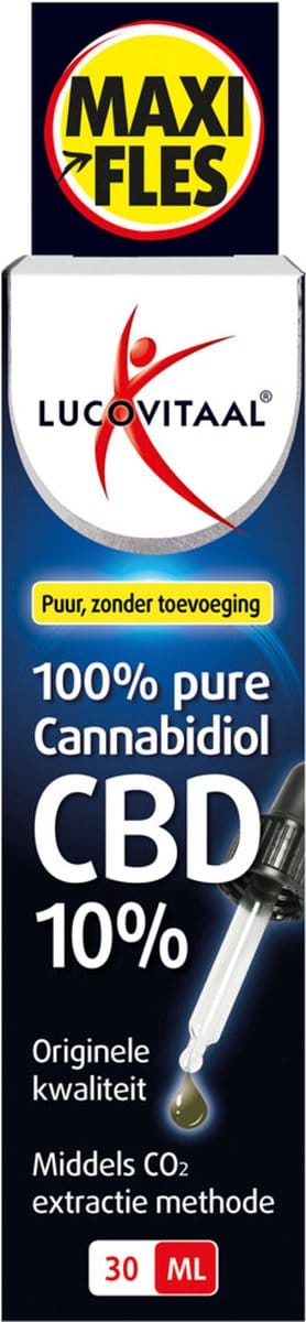 Lucovitaal CBD 10% hennepolie MAXI 30 ml