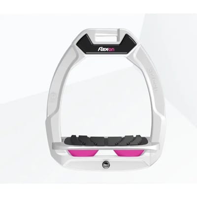 Veiligheidsstijgbeugels Rood/Wit/Roze Flex-On Safe-On