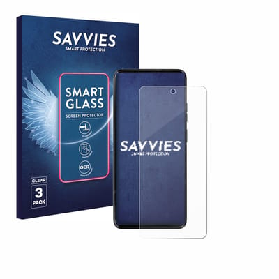 3 Stuks Savvies Screenprotector - geschikt voor Motorola Moto G67 Power - beschermfolie glas transparant