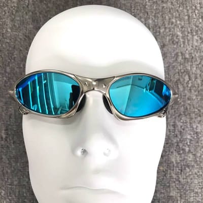 MTB Man Zonnebril Bril Fietsen Bril UV400 Visserij Zonnebril Duurzaam Metaal Metaal Fietsbril Fietsen Bril Rijden Bril H8-3 One Size