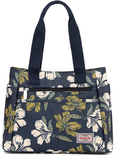 Nylon Tote Bag - Schoudertas Dames - Dagelijks Gebruik - Waterdicht Materiaal - 30 x 13 x 28 cm