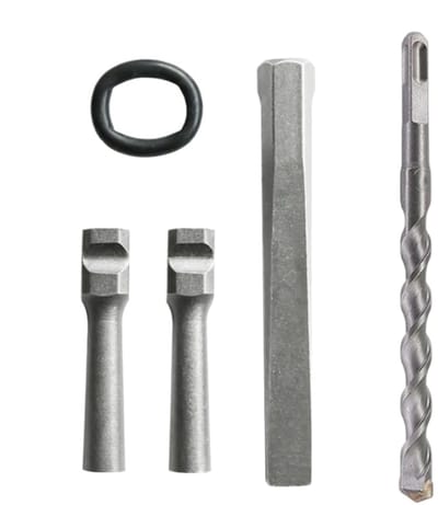 Rotssplijter - Steensplitter Wiggen - Steen Splijten - Thermisch Behandeld Staal - 16 mm - Metaal