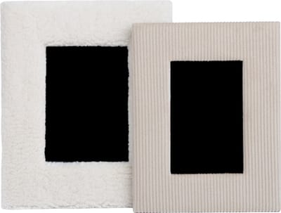 Oliva's - Fotolijst - Fotolijstjes set van 2 stuks - 10x15 & 13x18 cm - Teddy & Ribstof - Wit