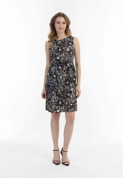 usha Midi-jurk met retroprint