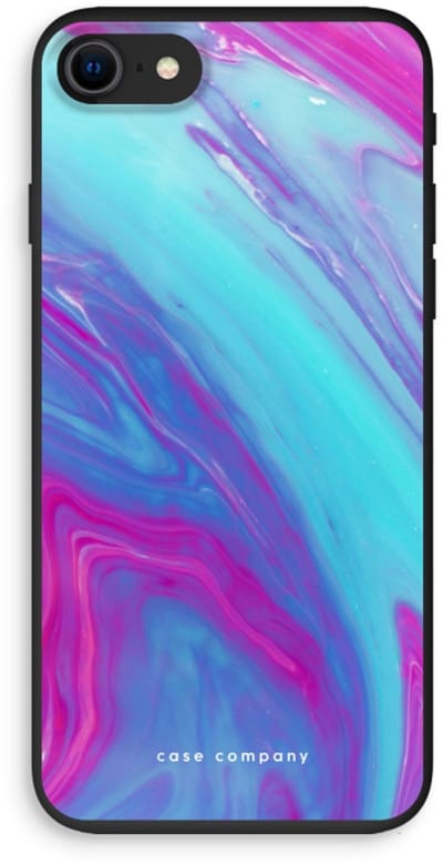 Case Company® - Hoesje geschikt voor iPhone 8 hoesje - Zweverige regenboog - Biologisch Afbreekbaar Telefoonhoesje - Bescherming alle Kanten en Schermrand