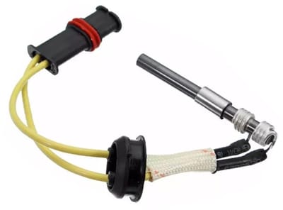 Dailygoods- Gloeibougieset 12V - Gloeibougiekit - Keramische Gloeibougie - Compatibel met Webasto Air Top 2000 ST/STC - Wattage 42-55 W - ABS Materiaal - Gloeikaars
