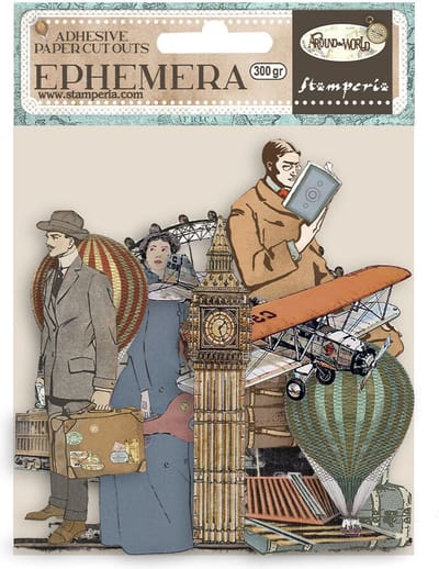 Stamperia - Around the World Ephemera (39pcs) (DFLCT21)