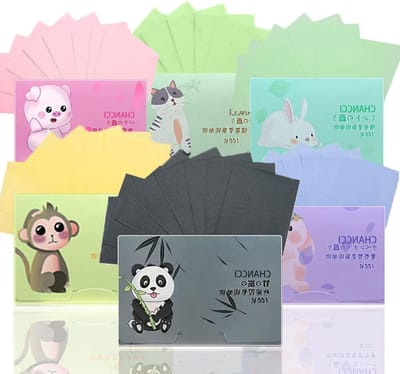 Blotting Paper voor Oliecontrole, 600 Stuks, Ideaal voor Vette Huid, Gezichtsverzorging en Make-up Fixatie