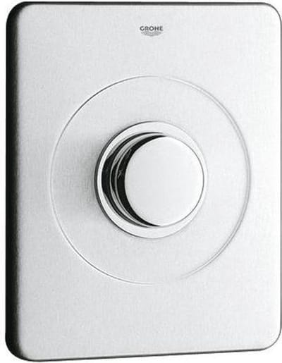GROHE WC bedieningsplaat drukknopbediening voor drukspoeler RVS