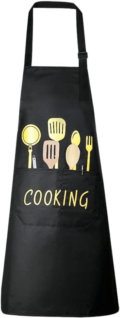 Waterdichte en Verstelbare Keuken Schort met Pocket, Geschikt voor Koken, Tuinieren en Restaurants, Unisex Design