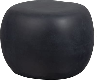 vtwonen Pebble Bijzettafel - Fiberclay - Betonlook - Antraciet - 35x50x50 cm