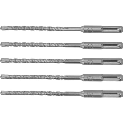 5 Stuks Klopboorbeitel 160 mm Lengte 2 Snedes Zelfcentrerend Carbide Punt Klopboorbeitels voor