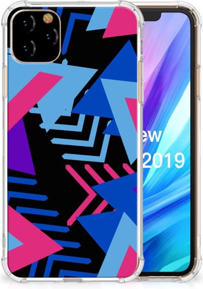 Apple iPhone 11 Pro Max Shockproof Case Funky Triangle