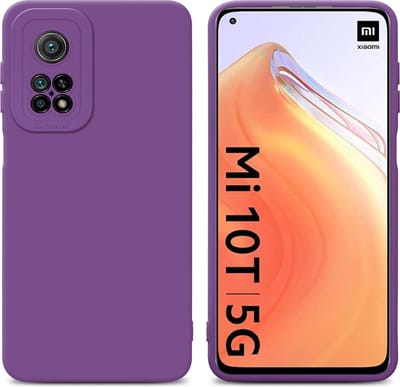 Cadorabo Hoesje geschikt voor Xiaomi Mi 10T / Mi 10T PRO in FLUID MAT PAARS - Beschermhoes gemaakt van flexibel TPU silicone Cover Fluid Case
