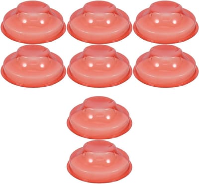 Detector Beschermhoes - Alarm Kap - Schade Voorkomen - Herbruikbaar ABS Materiaal - 11x11x3.8cm - Oranje