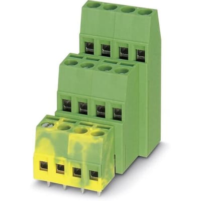 Phoenix Contact 1724013 Drie niveau klem 1.50 mm² Aantal polen 6 Groen 100 stuk(s)