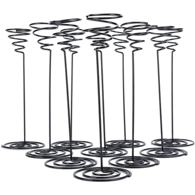 10 stuks tafelmodel plantenbak, modieuze luchtplantstandaard, containerdisplayrek black