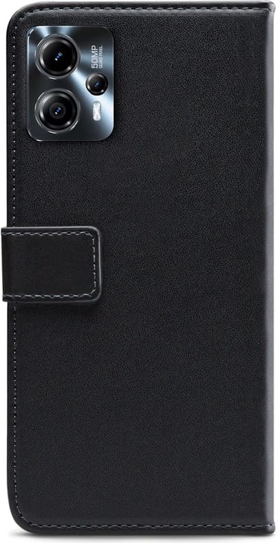 Mobilize Telefoonhoesje geschikt voor Motorola Moto G13 Hoesje | Mobilize Classic Gelly Wallet Bookcase Portemonnee | Pasjeshouder voor 2 Pasjes | Telefoonhoesje voor Pinpas / OV Kaart / Rijbewijs - Zwart