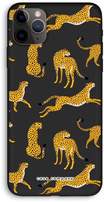 Case Company® - Hoesje geschikt voor iPhone 11 Pro Max hoesje - Luipaard - Biologisch Afbreekbaar Telefoonhoesje - Bescherming alle Kanten en Schermrand