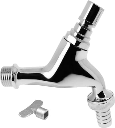 Bonfix Tapkraan 1/2” x 3/4 beluchter + sleutel + slangwartel