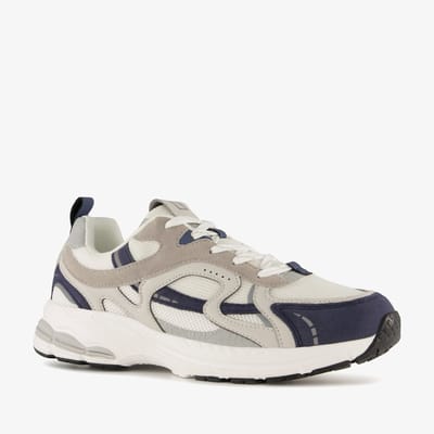 Blue Box heren sneakers blauw grijs - Maat 41 - Uitneembare zool
