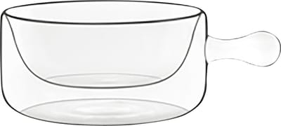 Thermic Glass Kommetje Tegamino 16cl S2 Dubbelwandig - Met Handvat