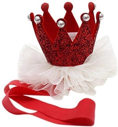 10 st - Haarband Baby - Princes Kroontje - Rood - kinderfeestje - Heble - dagaanbieding - aanbiedingen