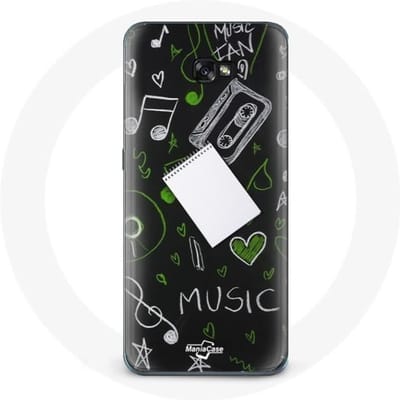 Case voor Samsung A5 2016 Muziek-solsleutel