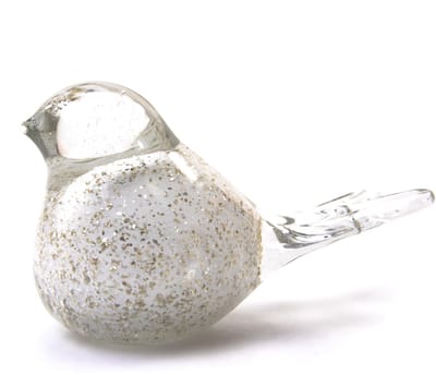Loranto - Urn - Mini Urn Vogel - Wit met Zilver - Urn voor thuis