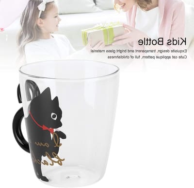 Transparante Kat Kopjes van Hoog Borosilicaatglas voor Tafeldecoratie - Unieke Dierenmok voor Theeliefhebbers en Cadeaus