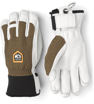 Hestra Army Leather Patrol, skihandschoenen olive