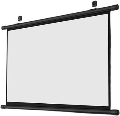 Projectiescherm - Beamerdoek - Thuisbioscoop Presentaties - Handmatig Neerklapbaar - 30-50 Inch 4:3 - Wit