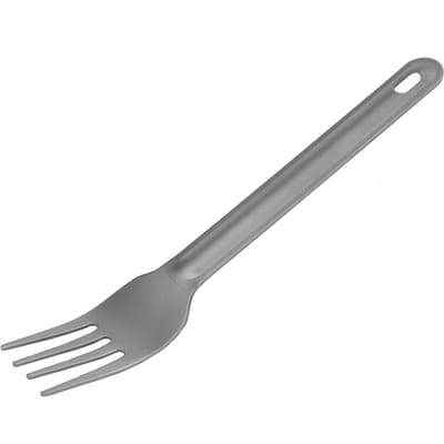 Lichtgewicht, slijtvaste titanium spork-lepel, metalen bestekset voor kamperen in de buitenlucht(Titaan Vork )