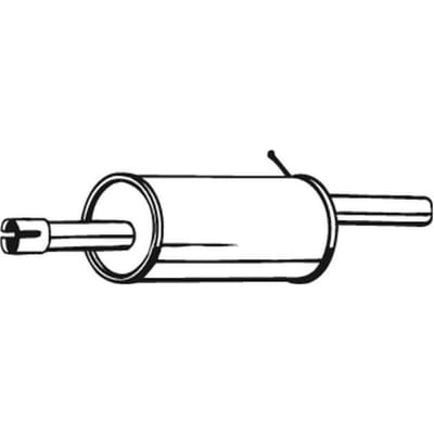 Geluiddemper achter BOSAL 200-015