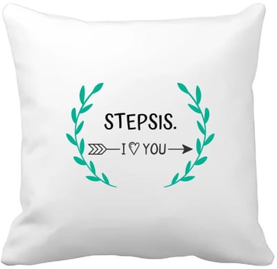 Akyol - stepsis i love you Kussen hoes - Zus - de liefste stiefzus - verjaardag - cadeautje voor zus - zus artikelen - kado - geschenk - 40 bij 40 cm