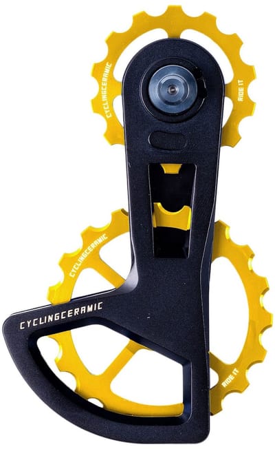 Cycling Ceramic Ospw Race 4-spoke Shimano Ultegra/dura Ace Jockeywielsysteem Blauw 14-19t