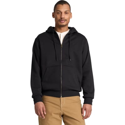 Timberland Oyster River Chest Logo Bb Zip Hoodie Black Taglia: L | Felpe con cappuccio Outlet | Uomo | Nero