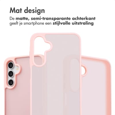 imoshion Hoesje - Geschikt voor Samsung Galaxy A15 (5G) - Color Guard Backcover - Lichtroze