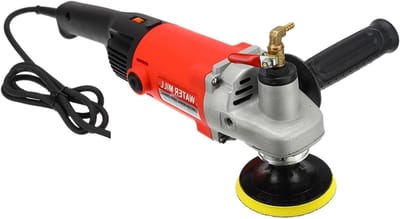 Natte Polijstmachine - Steen Polijstmachine - Natte Steen Slijpen - Variabele Snelheid - 100mm Pad - One Color