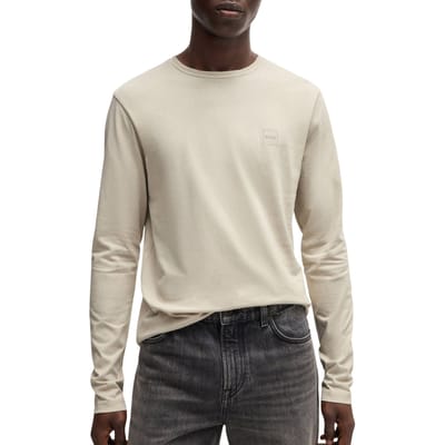 BOSS ORANGE Tacks Polo's & T-shirts Heren - Polo shirt - Beige - Maat L