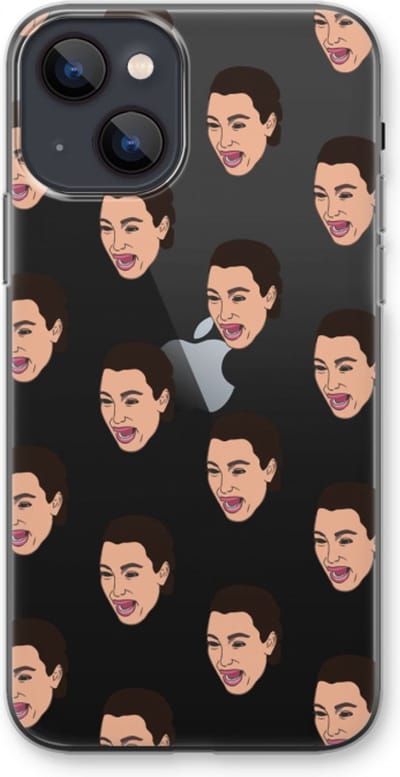 Case Company® - Hoesje geschikt voor iPhone 13 mini hoesje - Ugly Cry Call - Soft Cover Telefoonhoesje - Bescherming aan alle Kanten en Schermrand