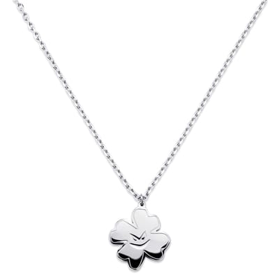 Pearlmania | Lucky Clover ketting met hanger van roestvrij staal