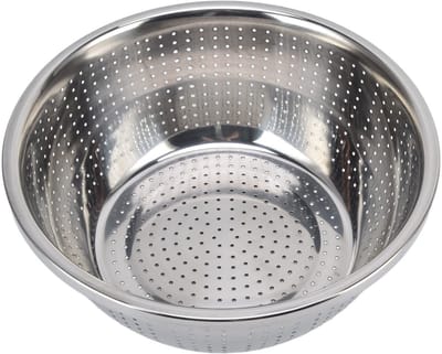 Dailygoods- Keukenzeef Roestvrij Staal - Grote Inhoud - Multifunctionele Zeef - Afvoerfilter - Geschikt voor Groenten/Fruit - Snelle Waterafvoer
