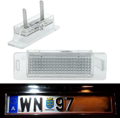 LED Kentekenplaatverlichting - Nummerplaatverlichting Xenon - Auto Verlichten - E-keurmerk Registratievrij - 11 cm - Wit