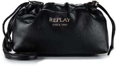 REPLAY schoudertas Crossbody Bag Black zwart